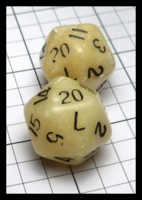 Dice : Dice - DM Collection - Chessex Ivory D20s - July 2015